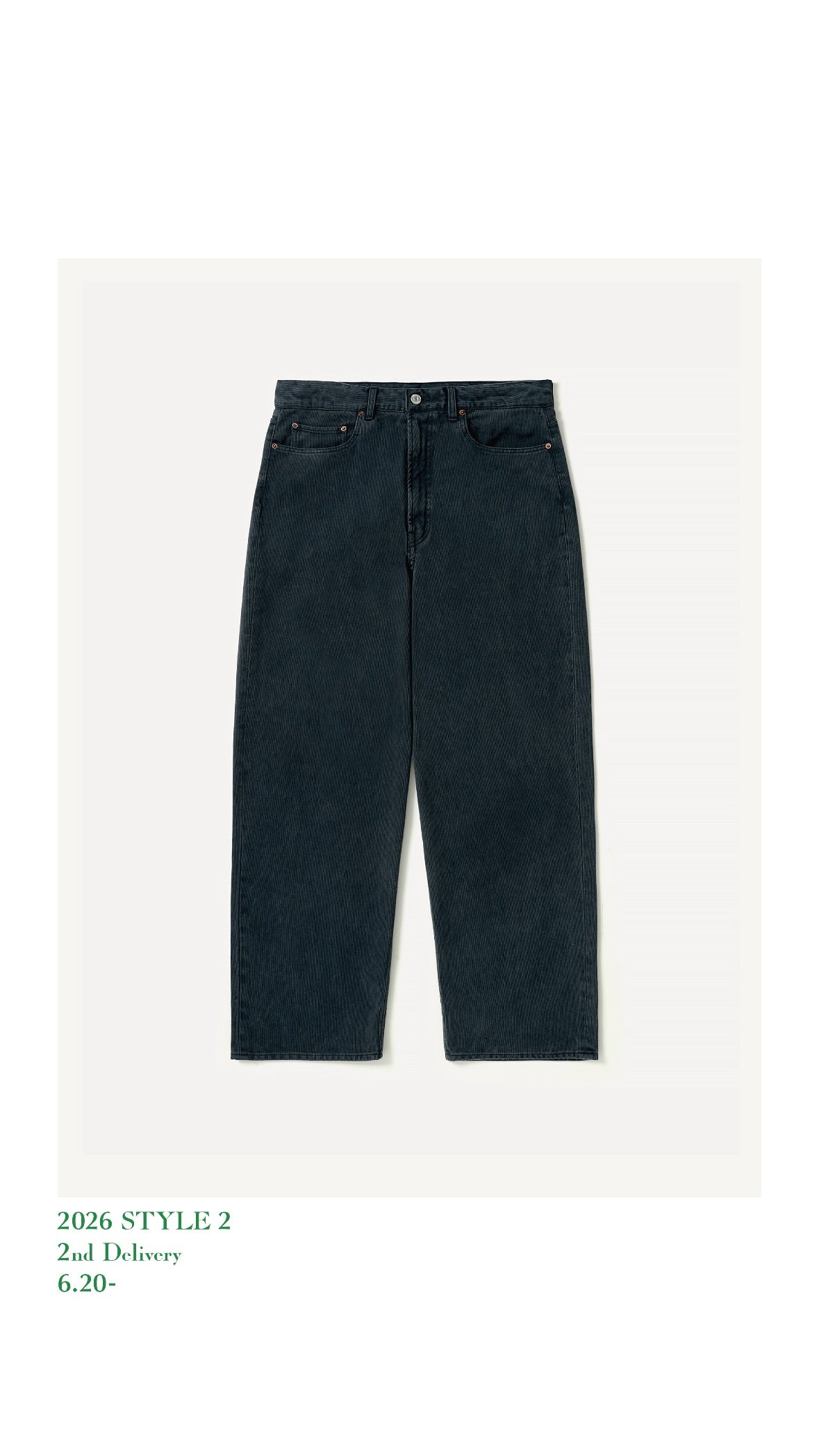 A.PRESSE 26AW Washed Silk Cotton Pique Pants